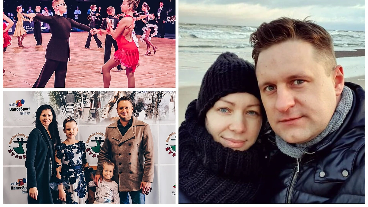 Andrius Rimiškis su žmona Vaida, dukromis Lėja ir Andrėja / Asmeninio archyvo nuotr.