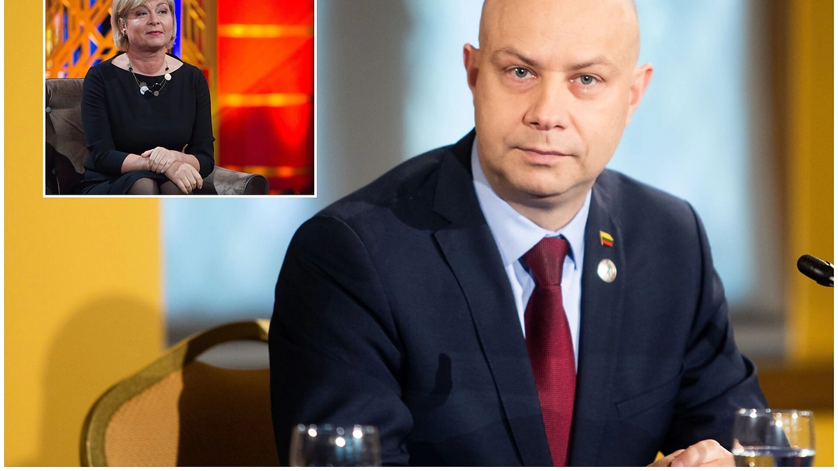 Aurelijus Veryga ir Edita Mildažytė / Irmanto Gelūno nuotr.