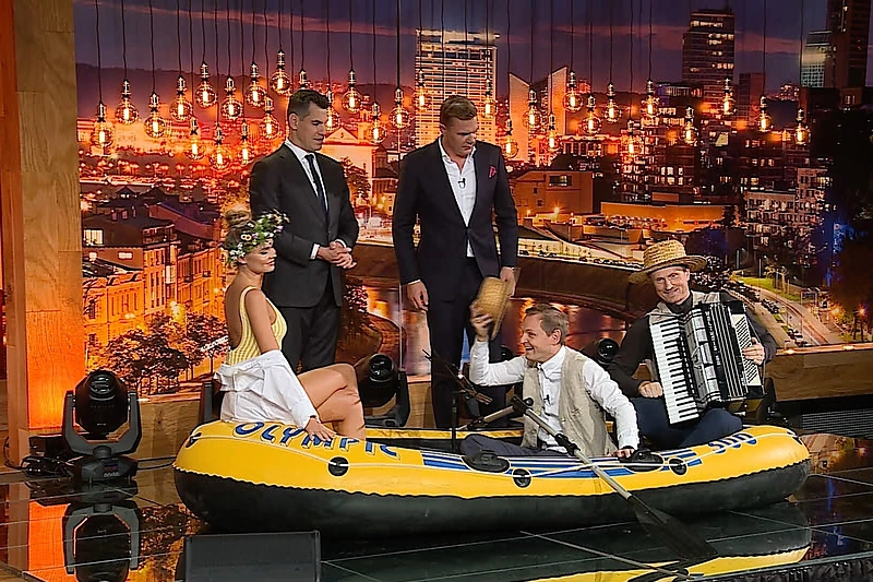 Laidos „Gero vakaro šou“ akimirkos