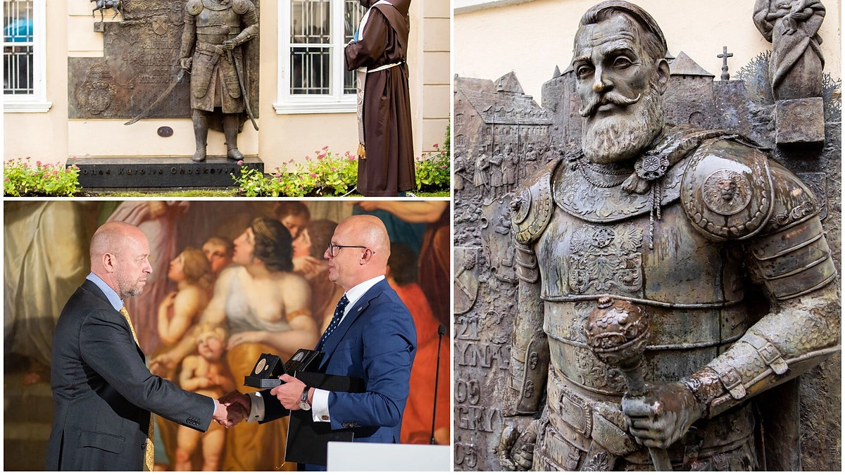 Vilniuje atidengtas paminklas Lietuvos didžiajam etmonui Jonui Karoliui Chodkevičiui / Irmanto Gelūno nuotr.