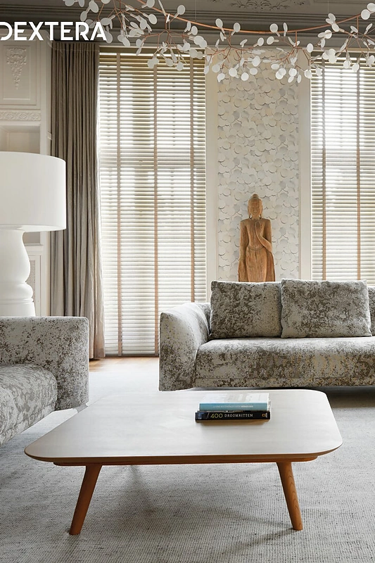 Langų uždengimo deriniai interjere / DEXTERA nuotr.