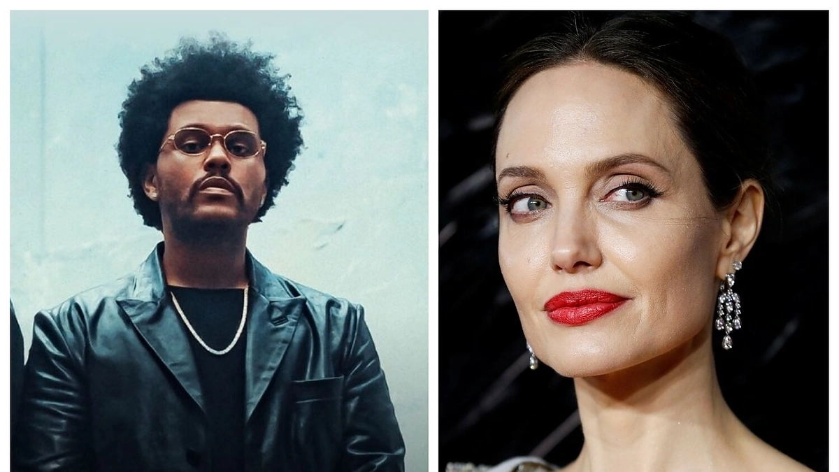 The Weeknd ir Angelina Jolie