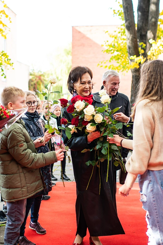 Skaistutės Idzelevičienės jubiliejaus akimirka