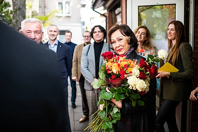 Skaistutės Idzelevičienės jubiliejaus akimirka