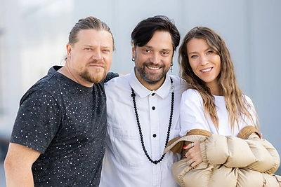 Grupė „Saulės kliošas“ ir Leonas Somovas / Gretos Skaraitienės / BNS nuotr.