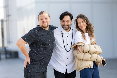 Grupė „Saulės kliošas“ ir Leonas Somovas / Gretos Skaraitienės / BNS nuotr.