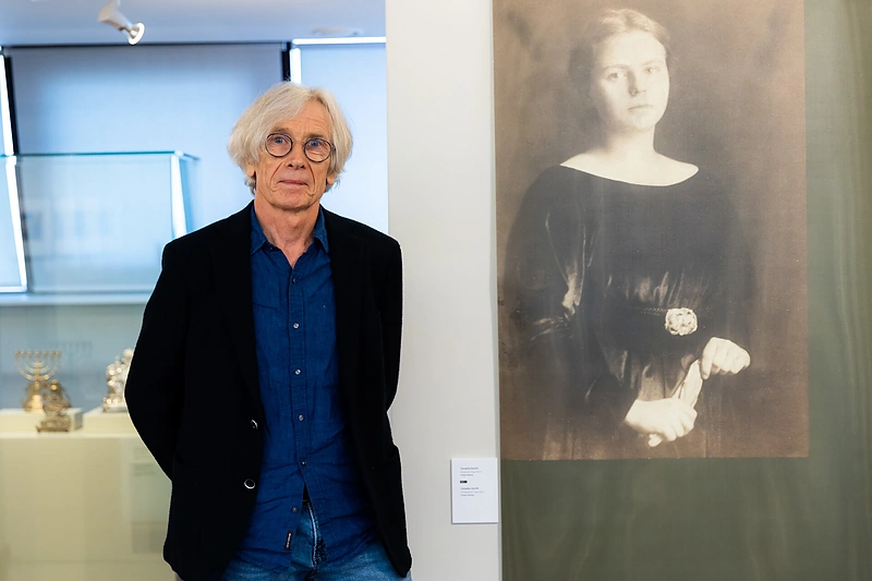 Hubertas Portzas parodoje „Kitokia Gurlitt“ / Gretos Skaraitienės nuotr.