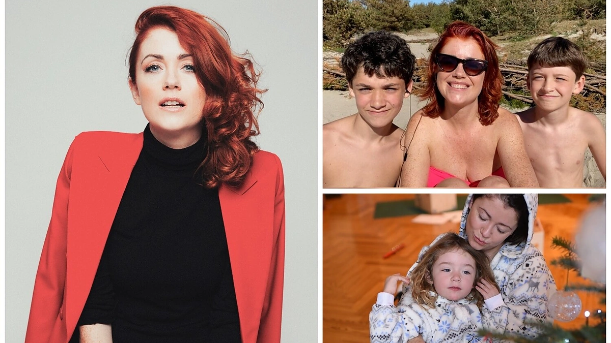 Erica Jennings su vaikais