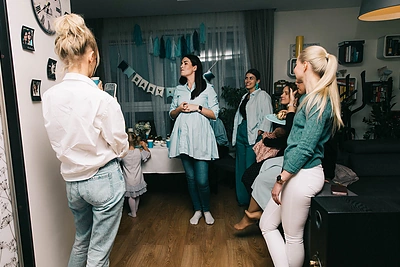 Marijos Silickajos-Šmatavičienės kūdikio sutiktuvių šventė / Viktorijos Kuhlins nuotr.