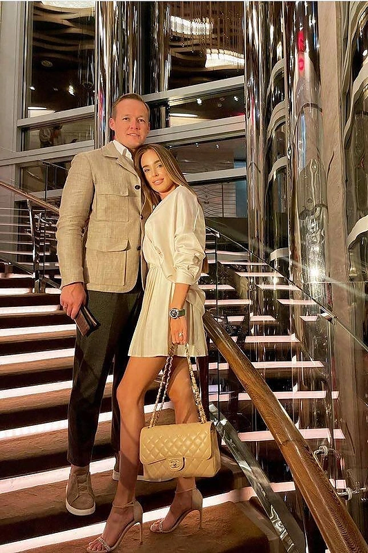 Viktoija Siegel Suodaitė ir Laurynas Suodaitis Dubajuje / Asmeninio albumo nuotr.