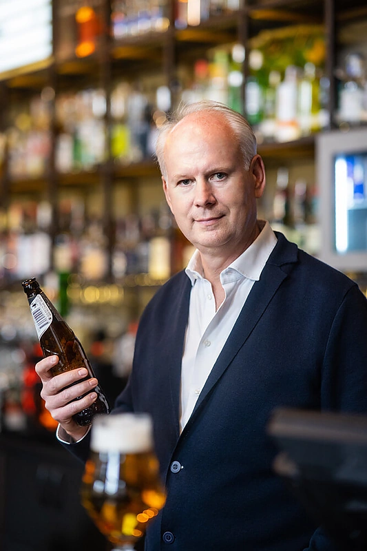 Bendrovės „Švyturys-Utenos alus“ vadovas Rolandas Viršilas