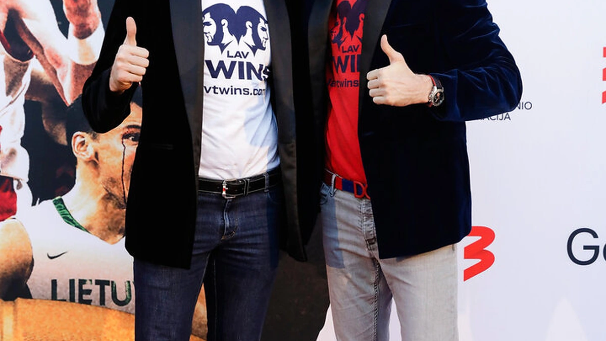 Darjušas ir Kšištofas Lavrinovičiai / Teodoro Biliūno nuotr.