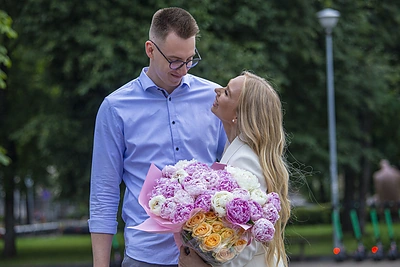 Krepšininkas Arnoldas Kulboka su žmona Gitana / Ernestos Čičiurkaitės / 15min nuotr.