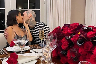 Kourtney Kardashian ir Travisas Barkeris / Socialinių tinklų nuotr.