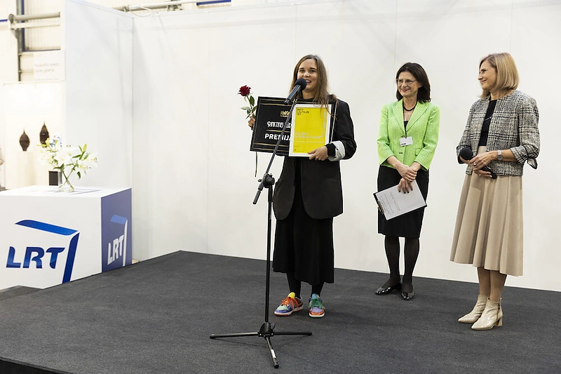 Rinktinės žiūrovų galerijos PILOT vadovė Sabinė Vernerė / Mariaus Žičiaus nuotr.