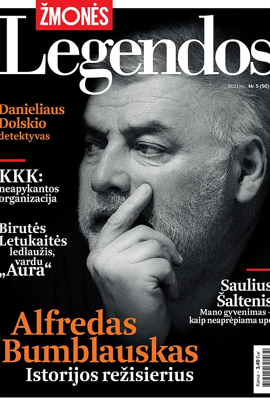 Alfredas Bumblauskas / žurnalo „Legendos“ viršelis