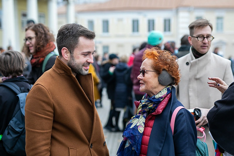 Palaikymo valanda Rasai Račienei – „Mamos už mamas!“ / Luko Balandžio nuotr.