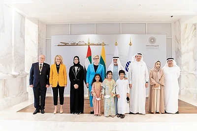 Ingrida Šimonytė ir Aušrinė Armonaitė pasaulinėje parodoje „EXPO 2020“ / Laimos Penek / LRVK nuotr.