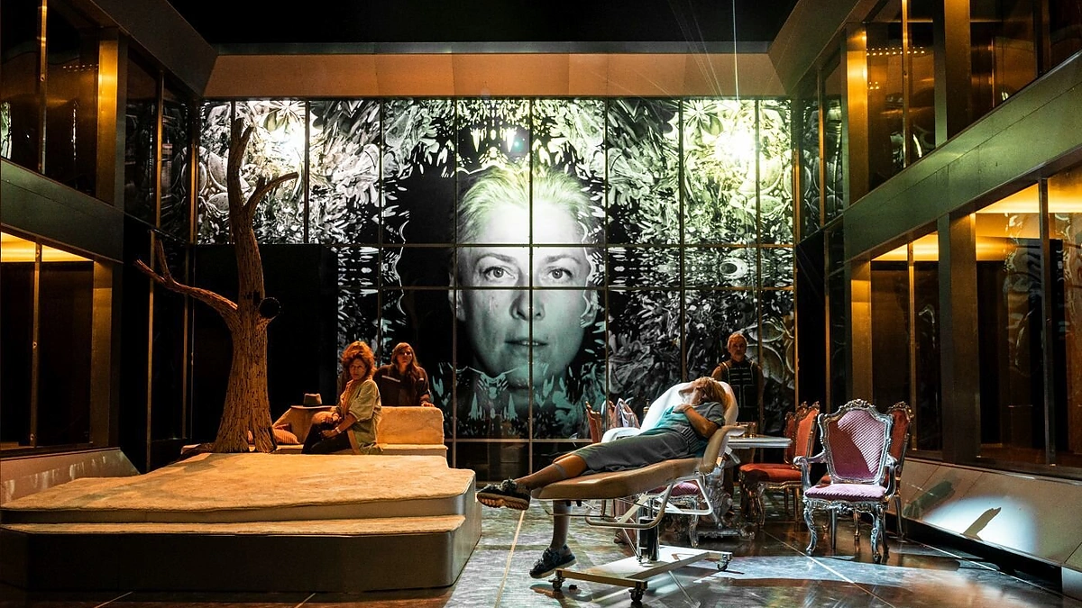 Spektaklio „Miegantys“ repeticija / D.Matvejev nuotr.