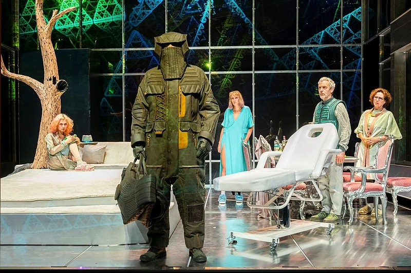 Spektaklio „Miegantys“ repeticija / D.Matvejev nuotr.