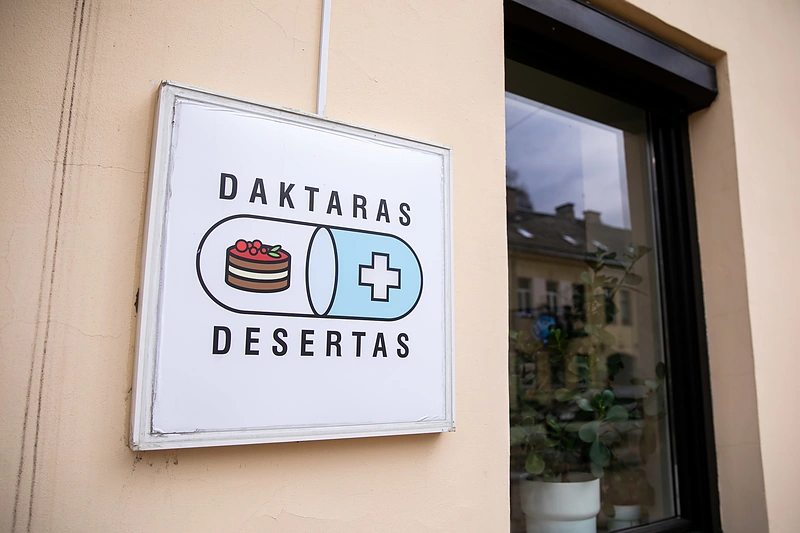 Saldumynų parduotuvė „Daktaras desertas“ / Žygimanto Gedvilos / BNS nuotr.