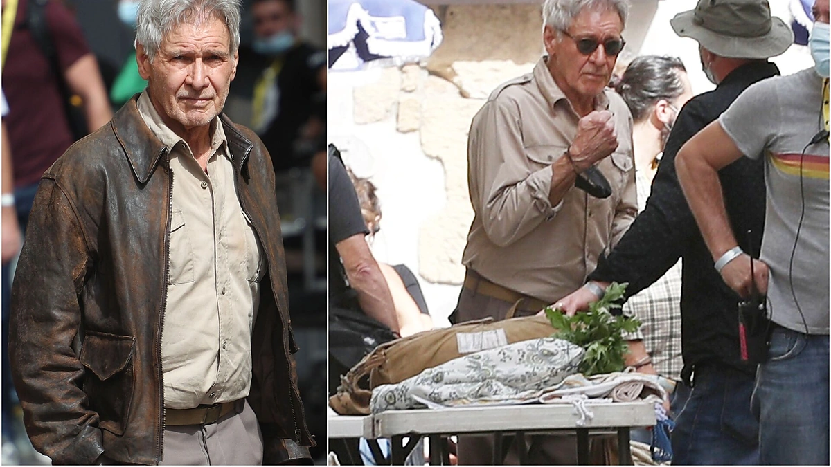 Harrisonas Fordas „Indiana Džounso“ tęsinio filmavime Italijoje / „Vida Press“ nuotr.
