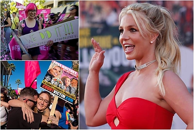 Po 13 metų trukusios tėvo globos B.Spears – galutinai laisva: prie teismo šėlo minia gerbėjų