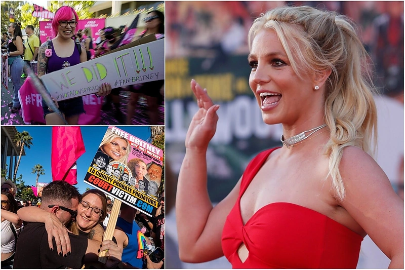 Po 13 metų trukusios tėvo globos B.Spears – galutinai laisva: prie teismo šėlo minia gerbėjų