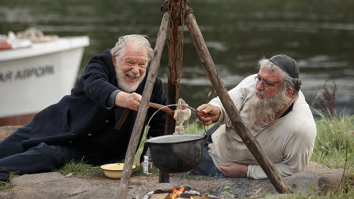 Juozas Budraitis / Filmo „Miestas prie upės“ kadras