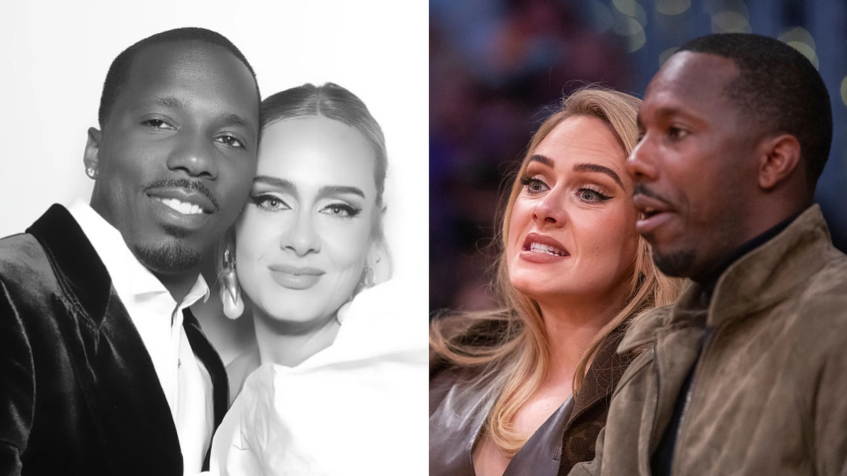 Atlikėja Adele su vaikinu Richu Paulu / Vida Press nuotr.