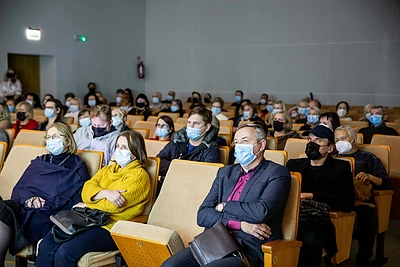 Merkinės dvarvietės atnaujinimo pristatymas / BNS nuotr.