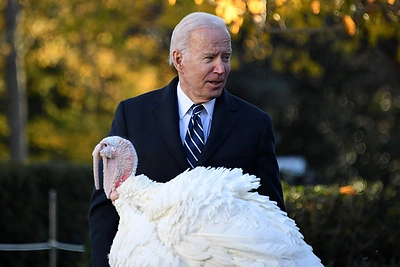 J.Bidenas suteikė malonę dviem kalakutams