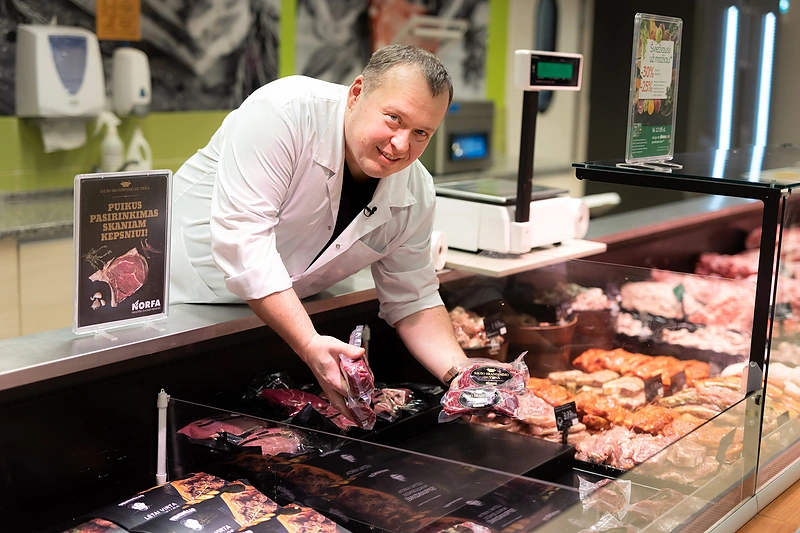 Brandintos jautienos paruošimas NORFOJE / Gretos Skaraitienės / BNS nuotr.