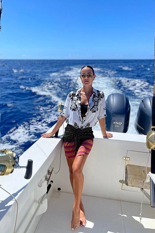 Indrė Burlinskaitė Mauricijuje / Asmeninio albumo nuotr.