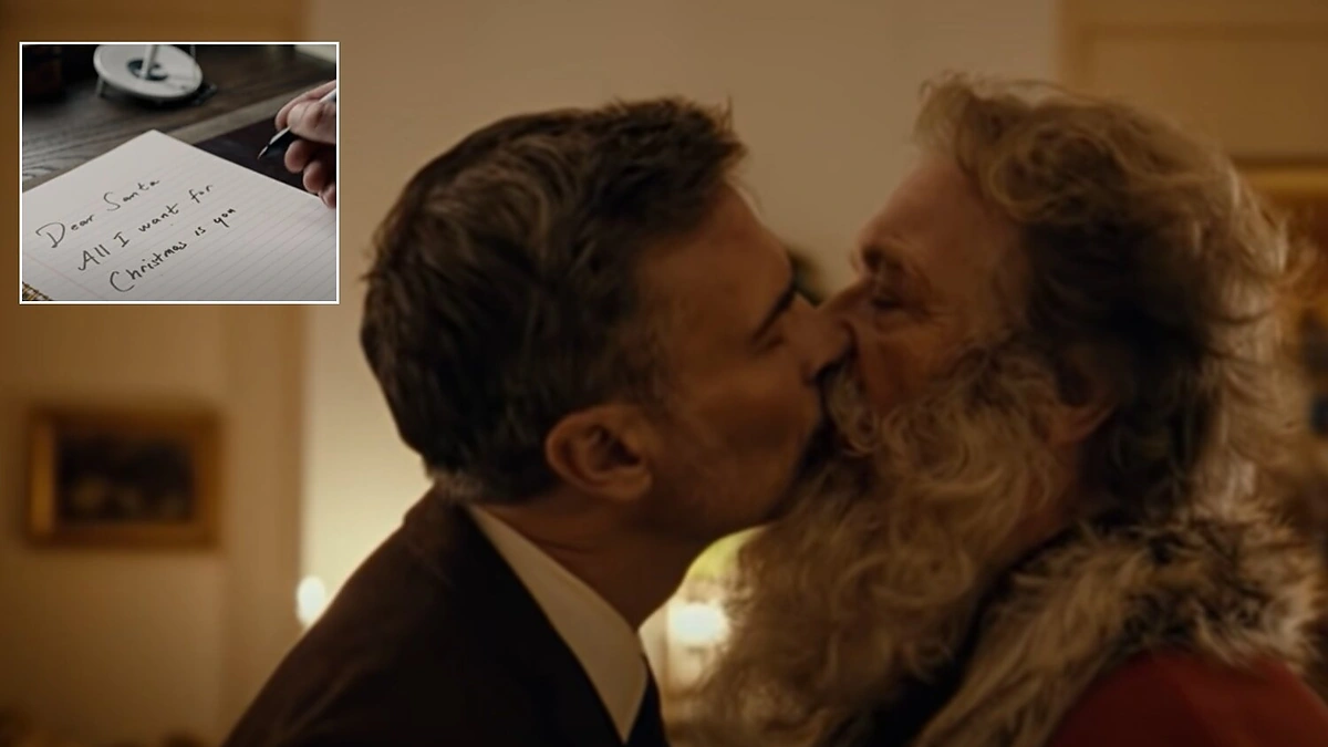 Norvegų šventinės reklamos kadrai