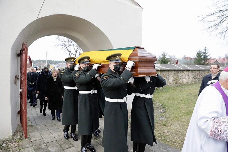 Partizano Juozo Jakavonio-Tigro laidotuvės / Teodoro Biliūno nuotr.