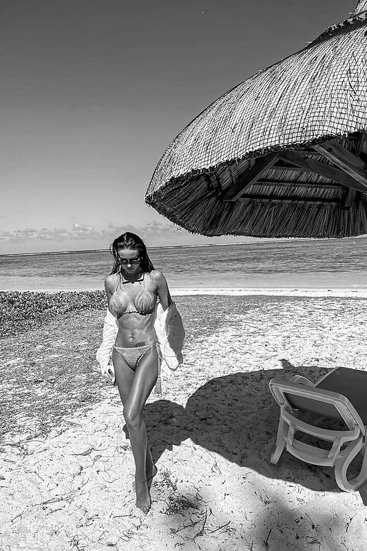 Indrė Burlinskaitė Mauricijuje / Asmeninio albumo nuotr.