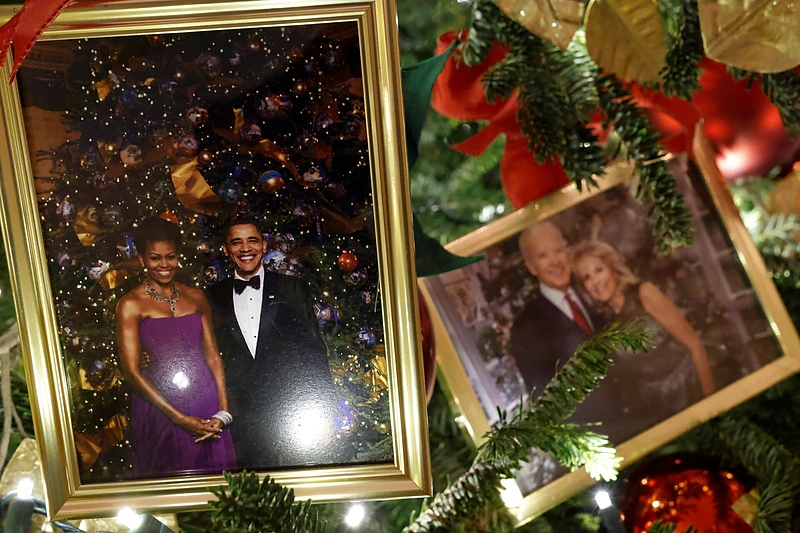 Baltieji rūmai papuošti Kalėdoms / Scanpix nuotr.