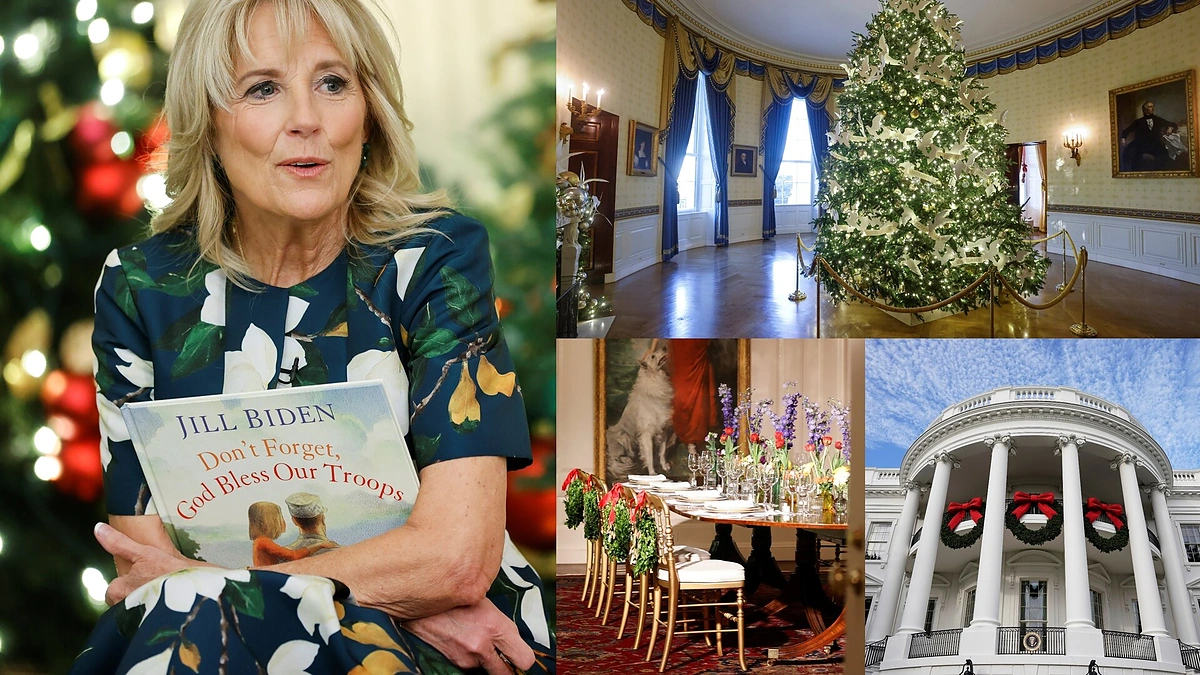 Jill Biden pakvietė į kalėdinius Baltuosius rūmus / Scanpix nuotr.