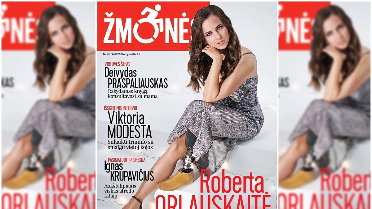 Roberta Orlauskaitė / Žurnalo „Žmonės“ viršelis
