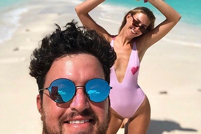 Federico Meschino su mylimąja Greta Lėpaite / Socialinių tinklų nuotr.