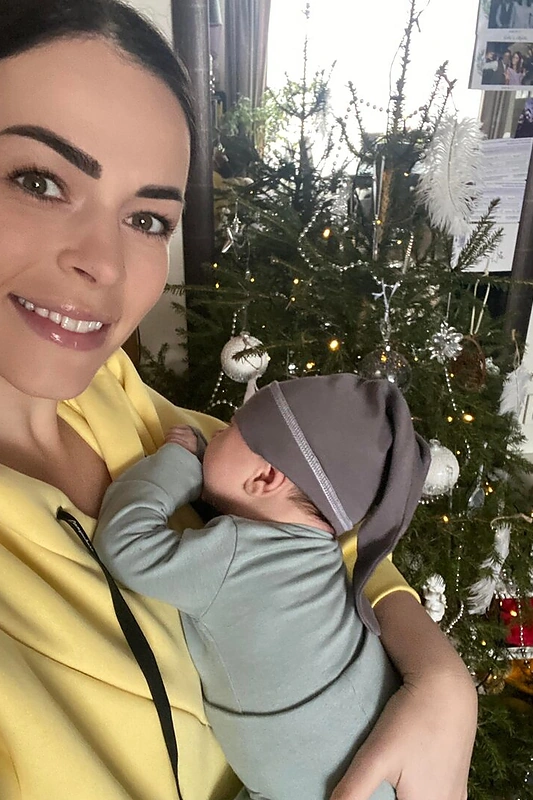 Marija Silickaja-Šmatavičienė su sūneliu Jokūbu