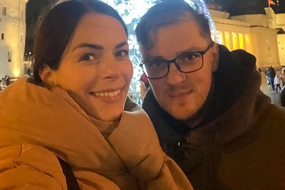 Marija Silickaja-Šmatavičienė su vyru Liudu