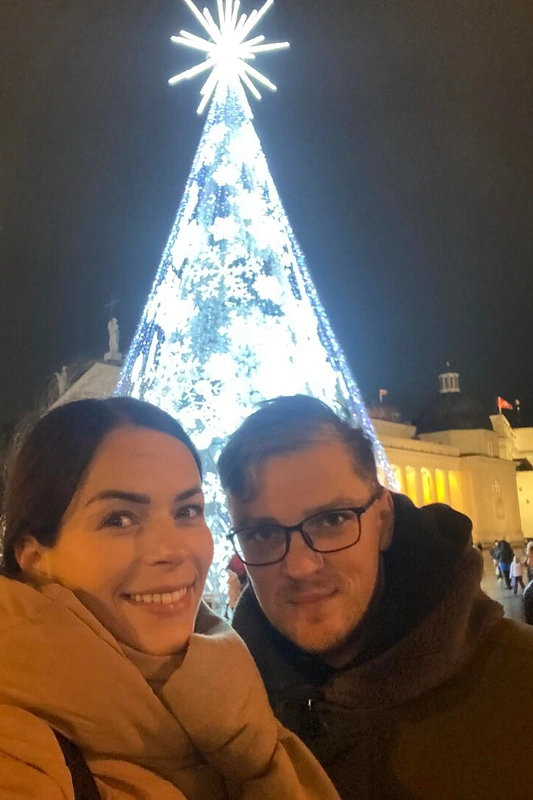 Marija Silickaja-Šmatavičienė su vyru Liudu