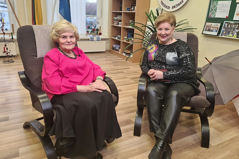 Ona Sakalauskienė ir Larisa Kalpokaitė