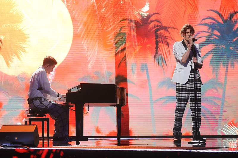 „X faktoriaus“ pusfinalio akimirka / V.Domutės nuotr.