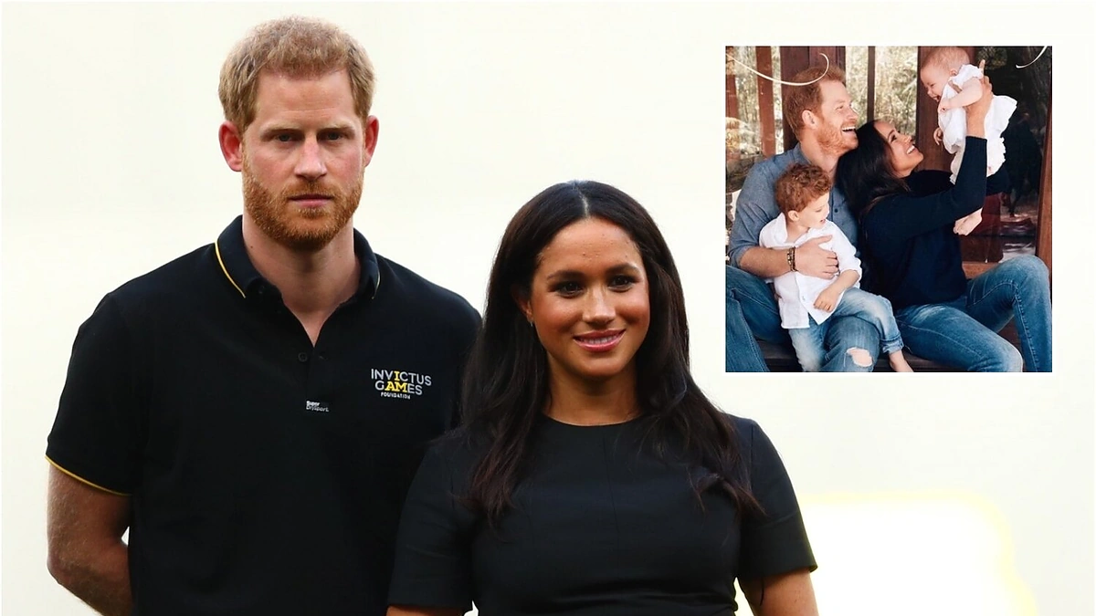 Princas Harry ir Meghan Markle su vaikais