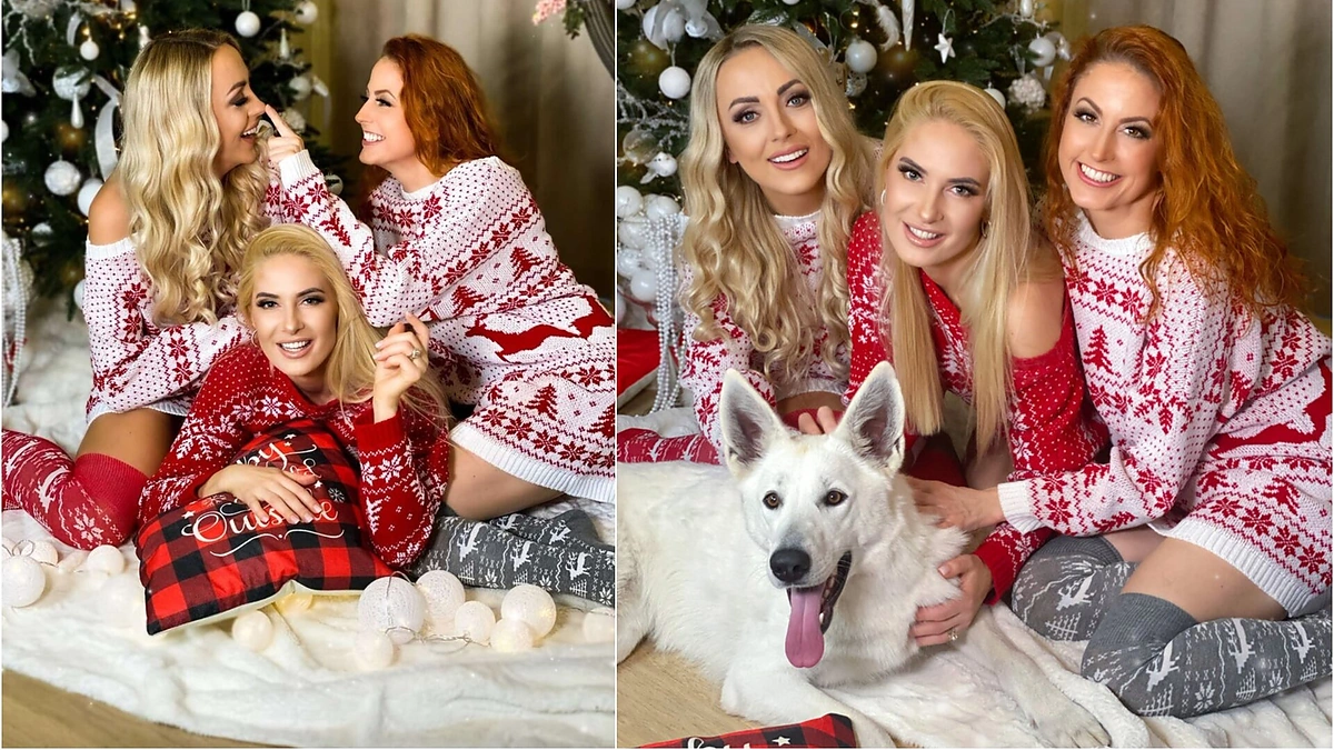 Grupė „Kristal“ įsiamžino kalėdinėje fotosesijoje / Elzos Putienės nuotr.
