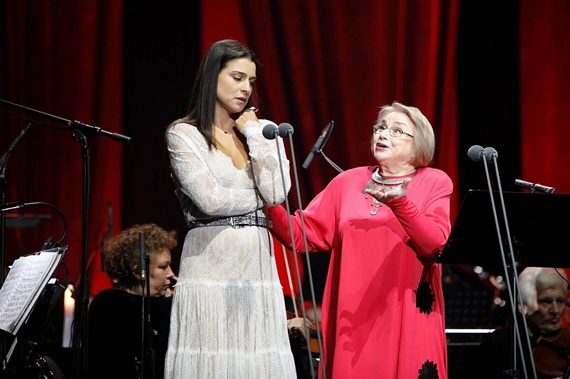 Asmik Grigorian ir Irenos Milkevičiūtės koncerto Kaune akimirka