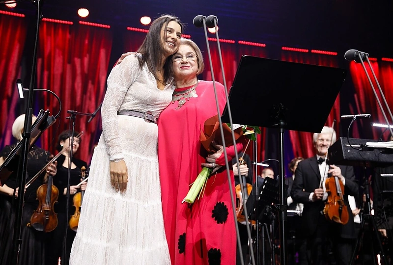 Asmik Grigorian ir Irenos Milkevičiūtės koncerto Kaune akimirka